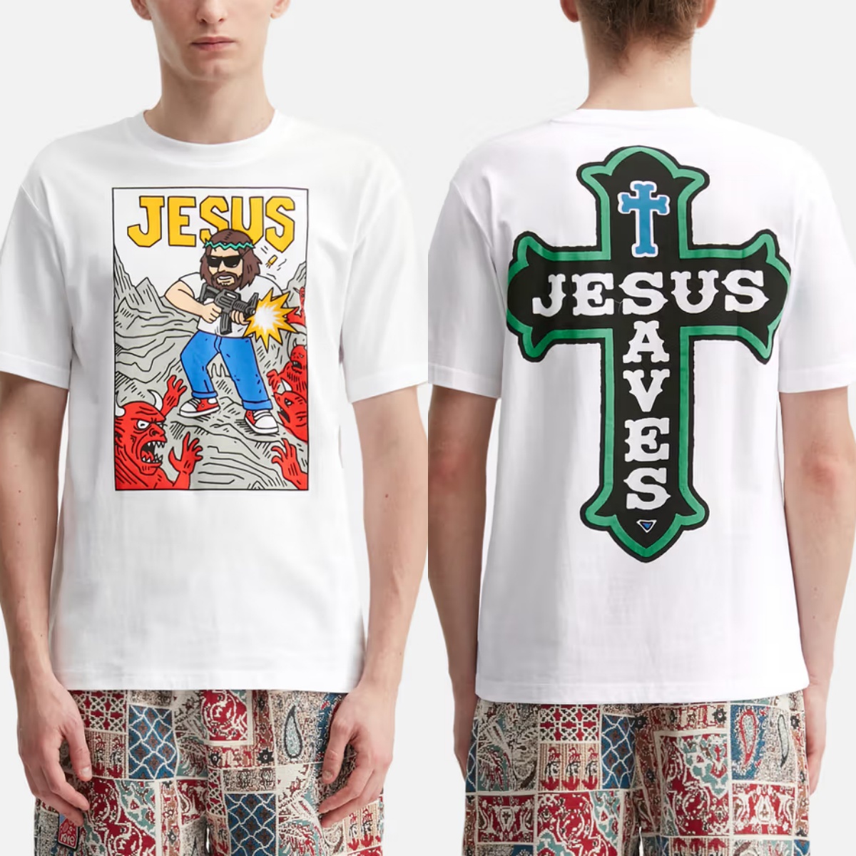 Streetwear Brand Paris - T-shirt en coton avec image graphique