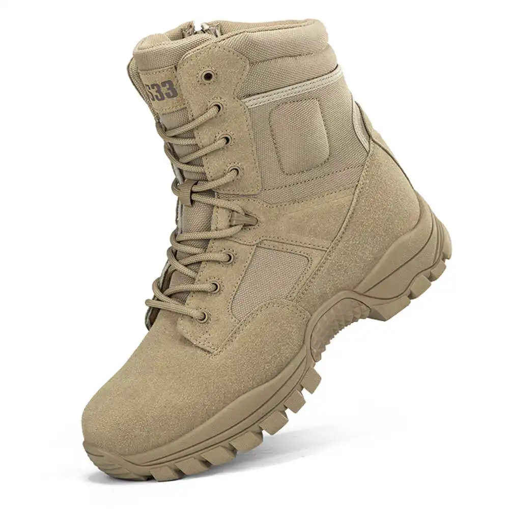 Streetwear Brand Expensive - Nonald-Bottes de randonnée en cuir véritable