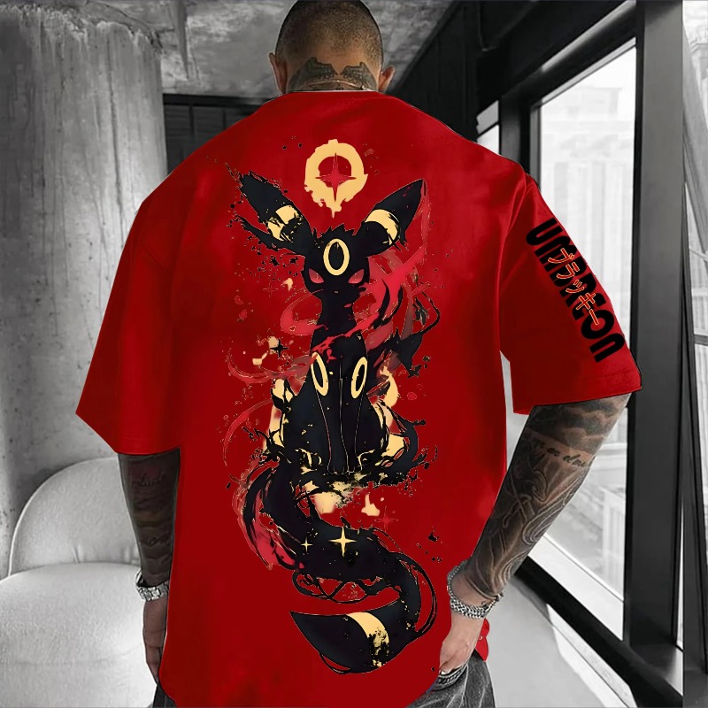 Streetwear Brand Shoes - Pokémon Co-marqué imprimé T-shirt 2025 été