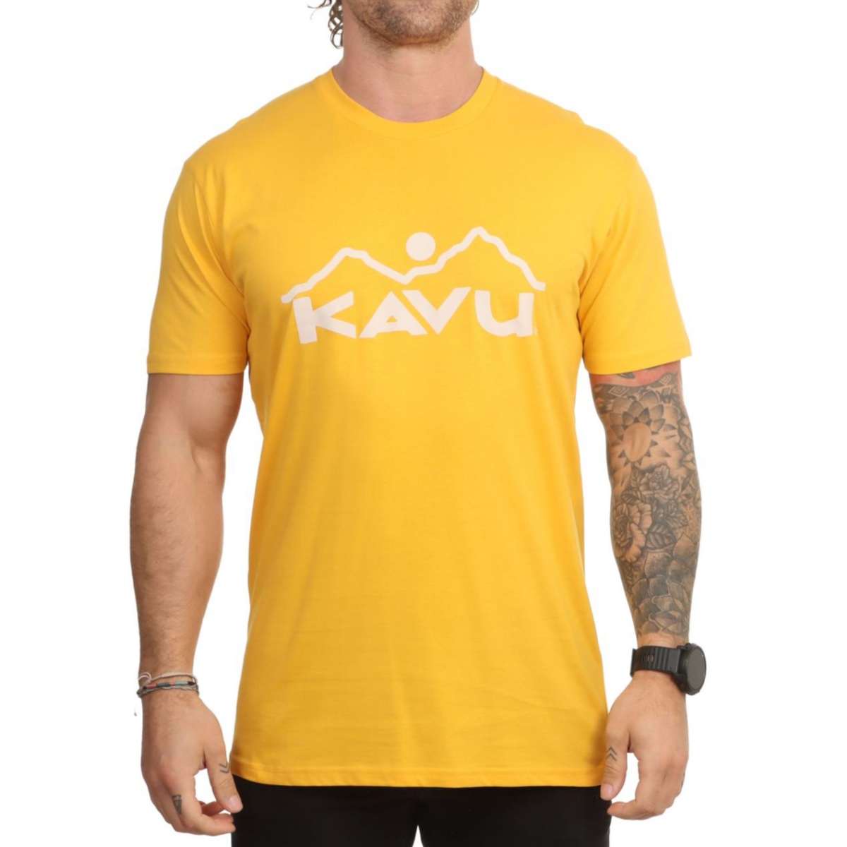 T-shirt en coton avec logo vin - Streetwear Brand With Mountain Logo avis et prix