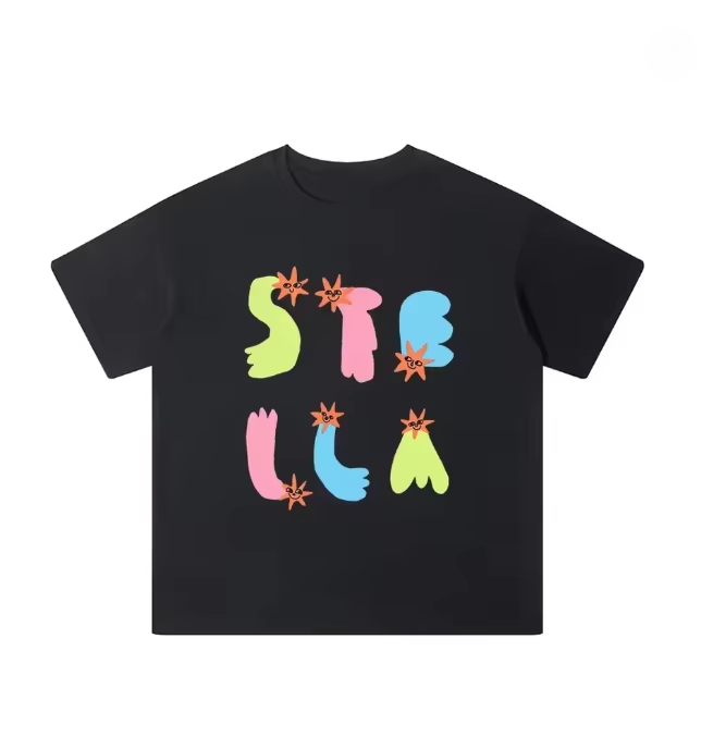 T-shirt classique noir à motif - Streetwear Brand Graphic Designer avis et prix